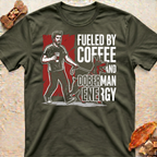 Fueled by Coffee Doberman T-Shirt