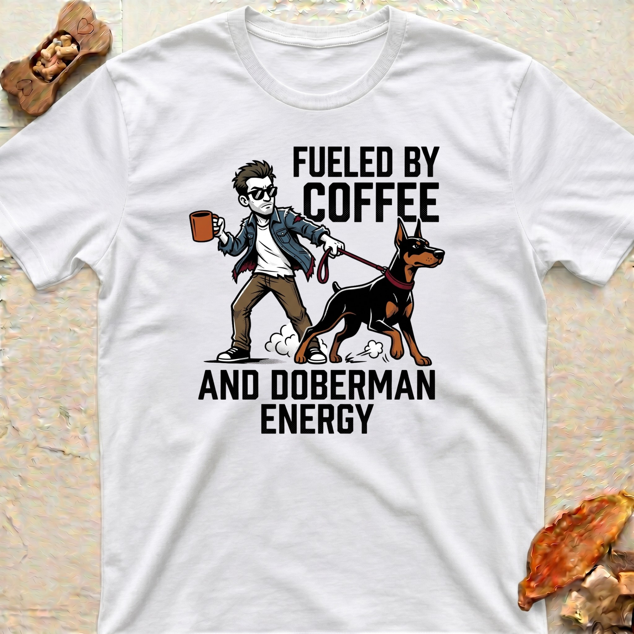 Coffee and Doberman T-Shirt