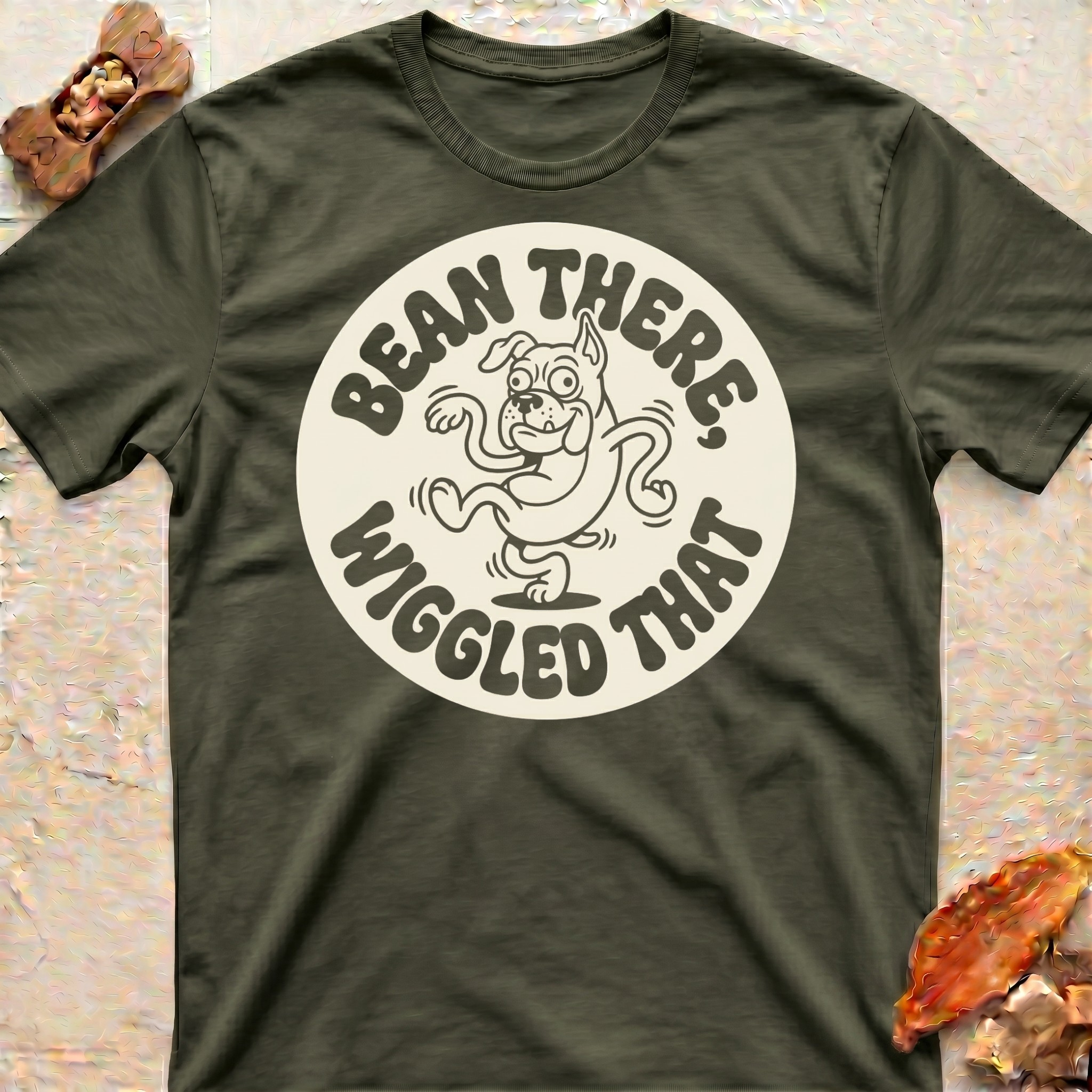 Bean and Wiggle Boxer T-Shirt
