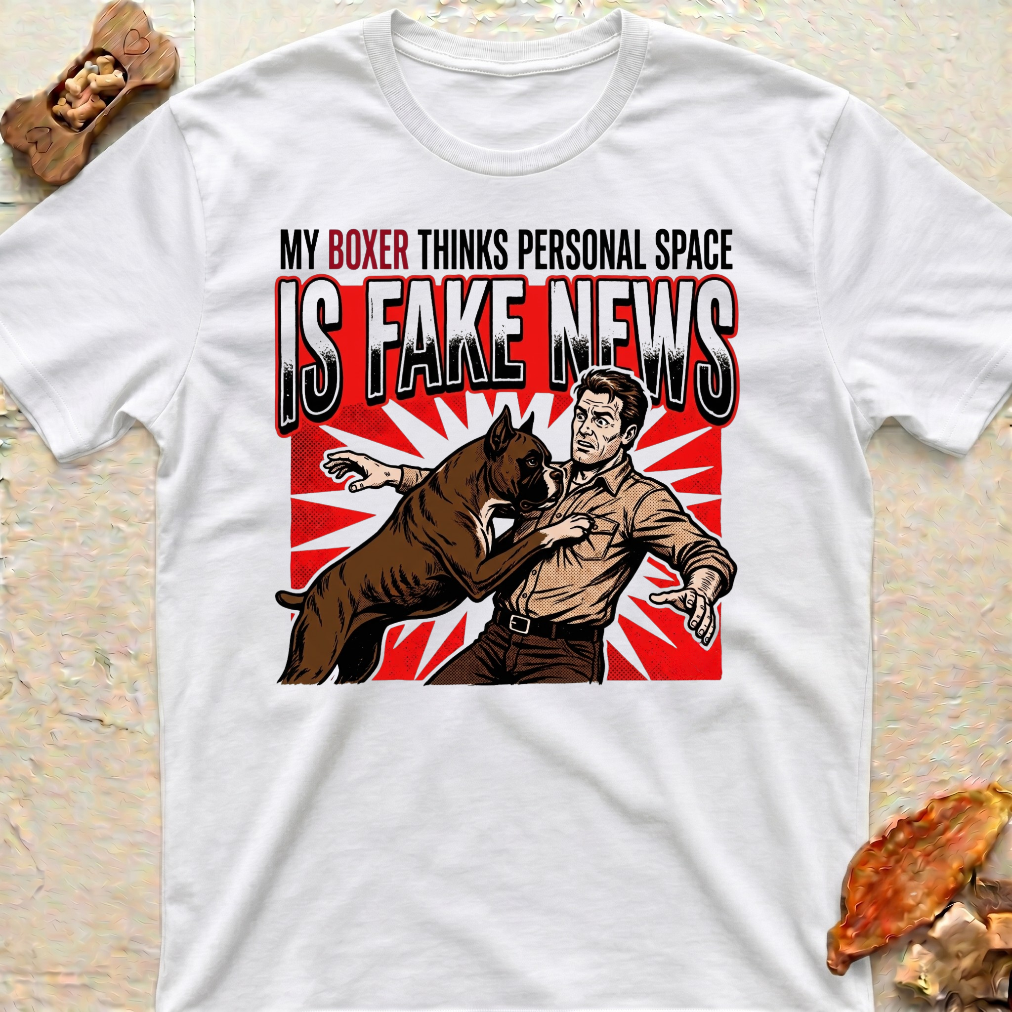 Fake News Boxer T-Shirt