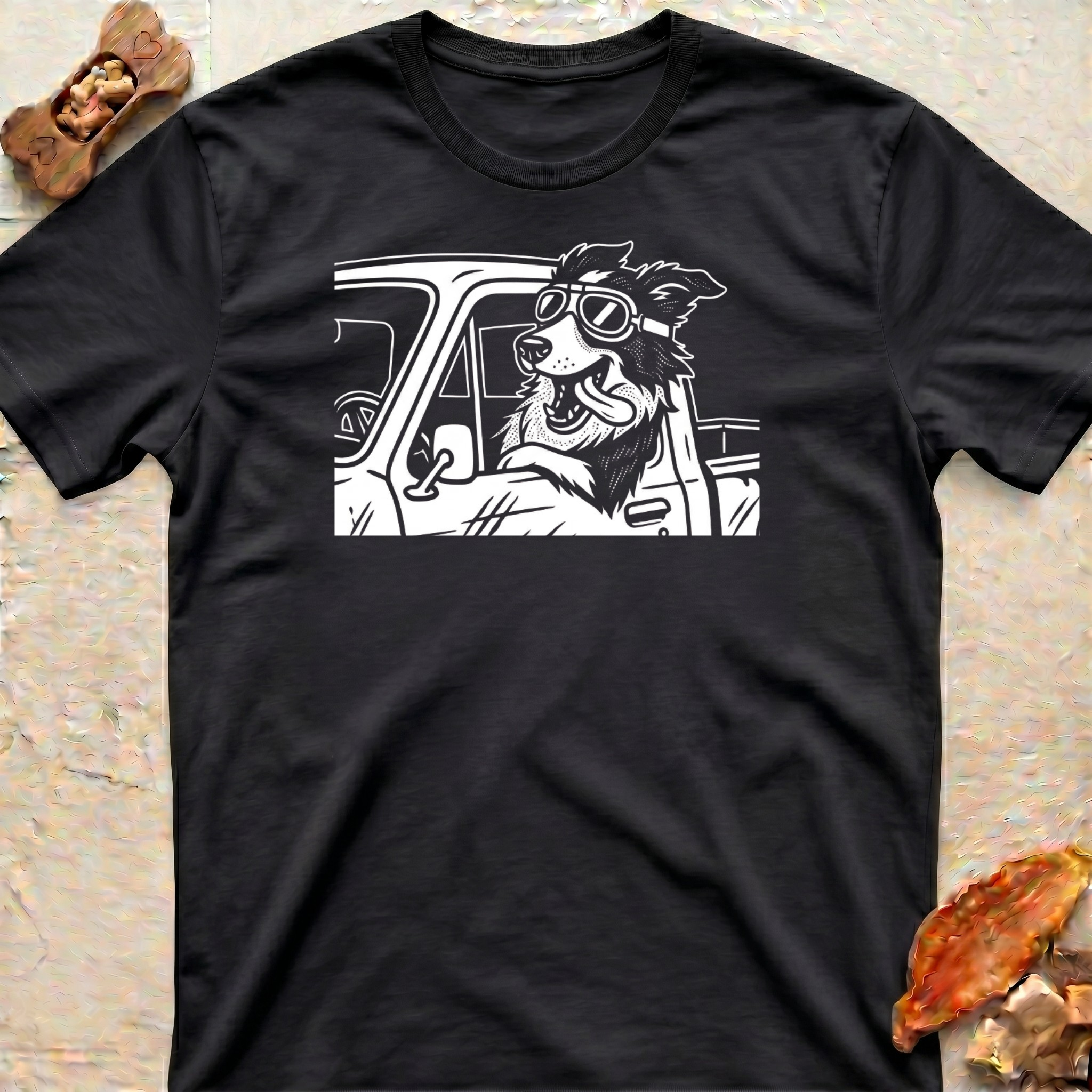 Border Collie Driver T-Shirt