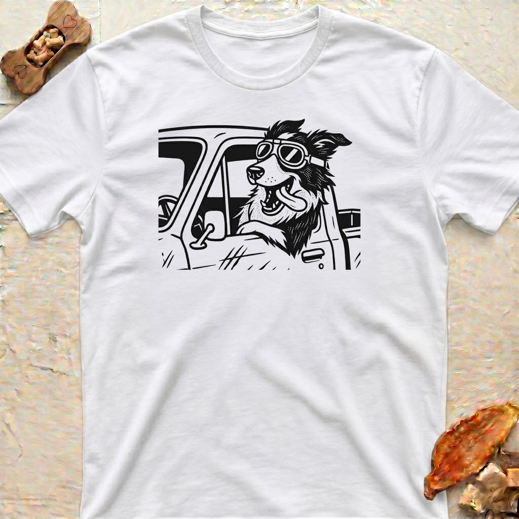 Border Collie Driver T-Shirt