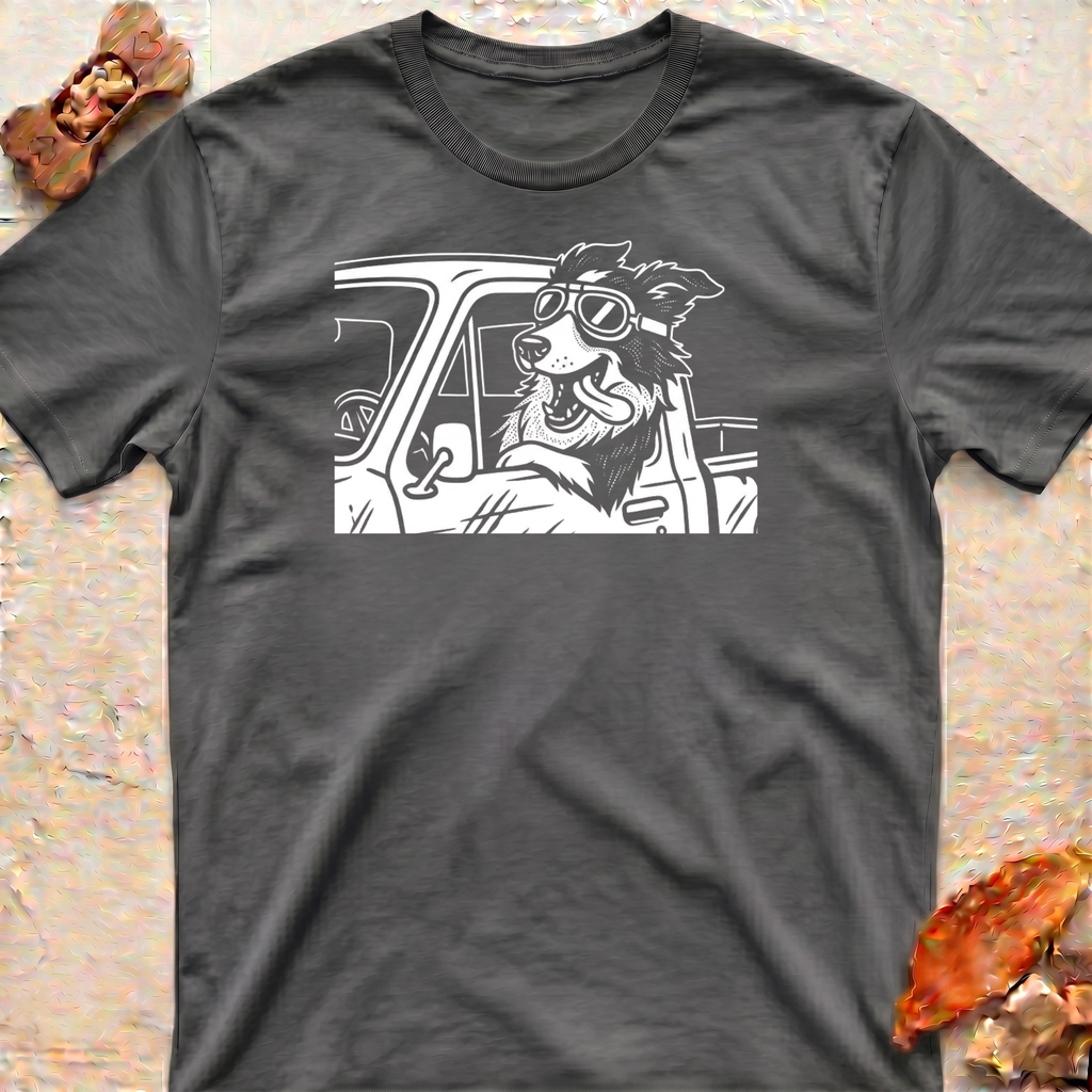 Border Collie Driver T-Shirt