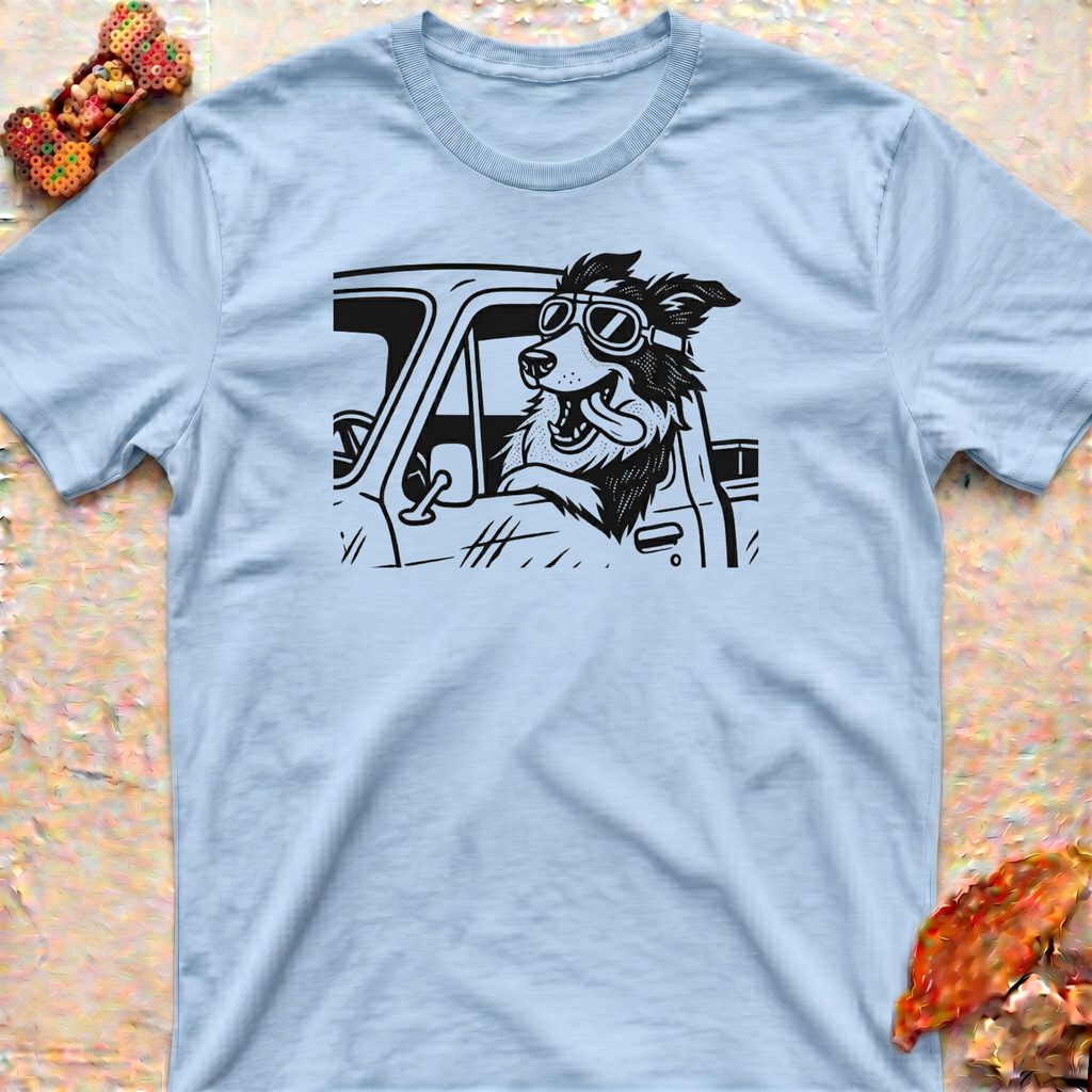 Border Collie Driver T-Shirt