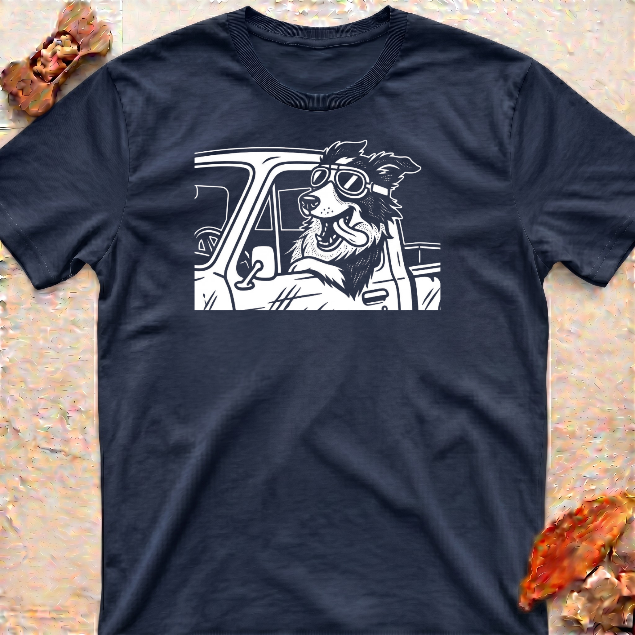 Border Collie Driver T-Shirt
