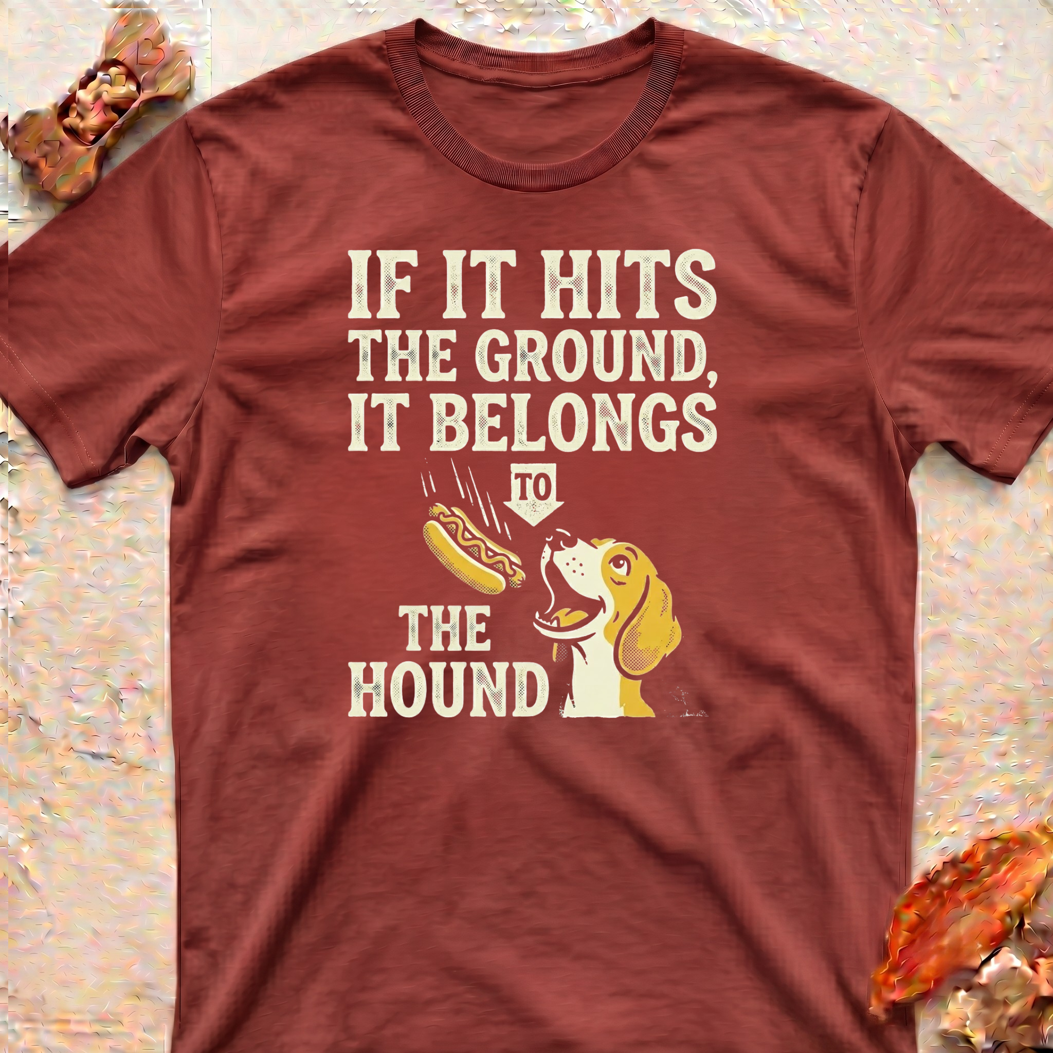 Beagle Hot-Dog T-Shirt