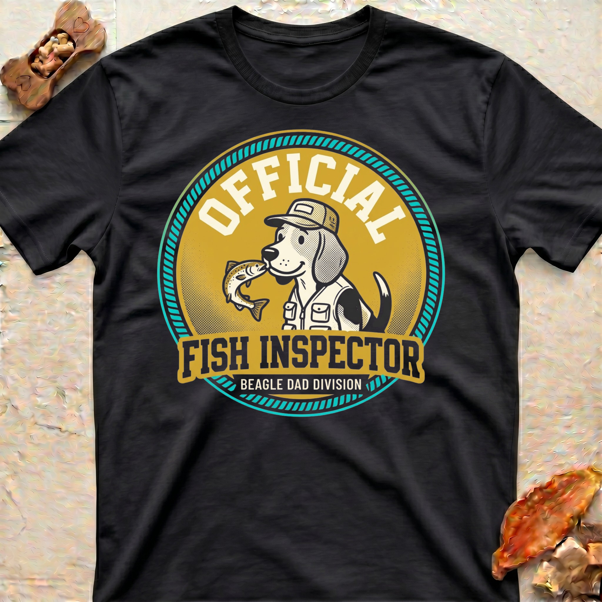 Beagle Fishing T-Shirt