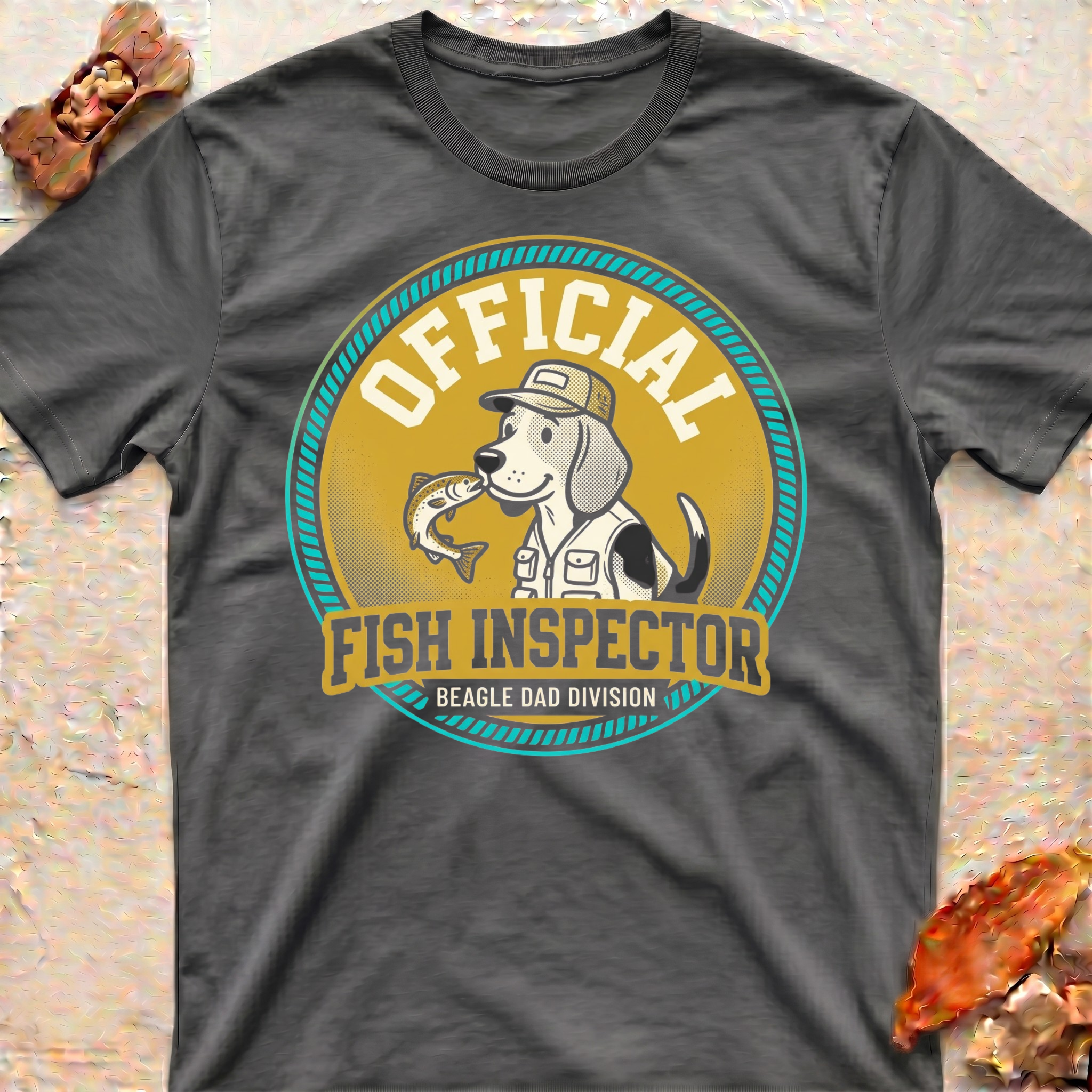 Beagle Fishing T-Shirt