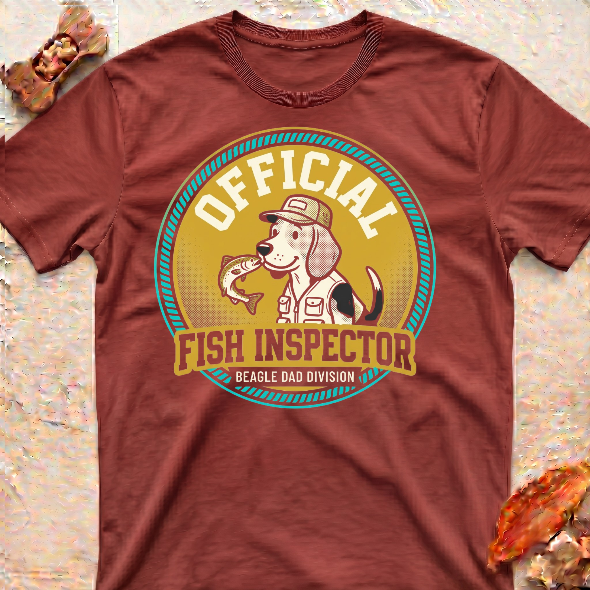 Beagle Fishing T-Shirt