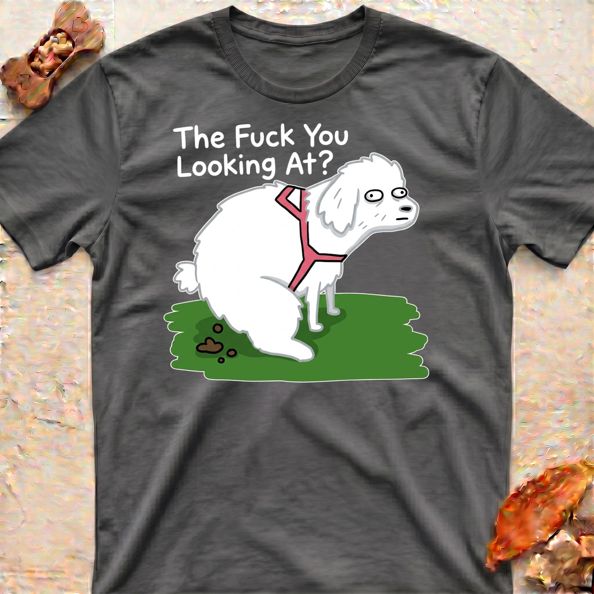 Funny Staring Dog T-Shirt