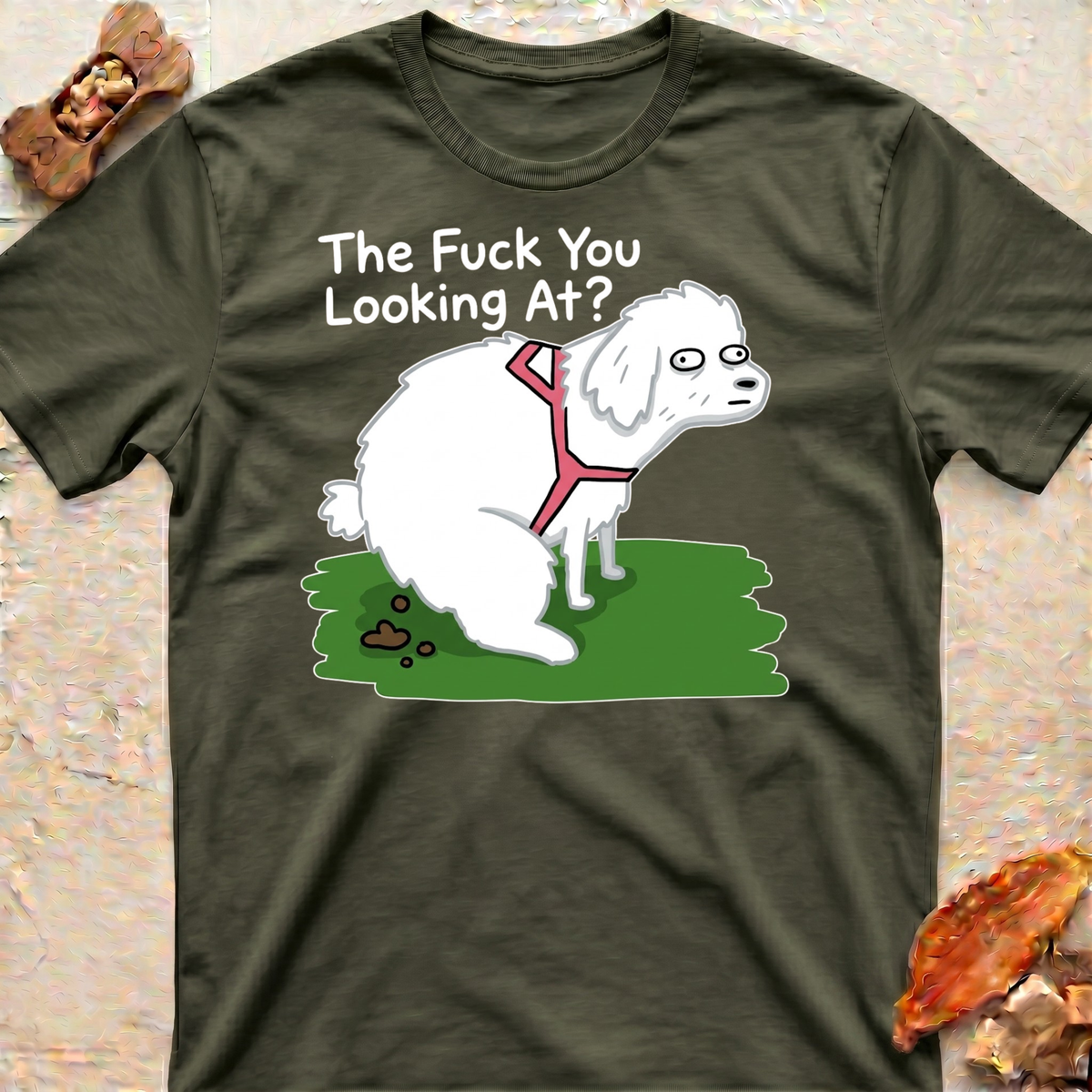Funny Staring Dog T-Shirt