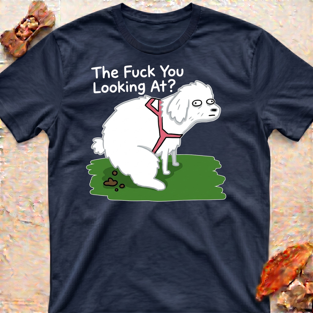 Funny Staring Dog T-Shirt