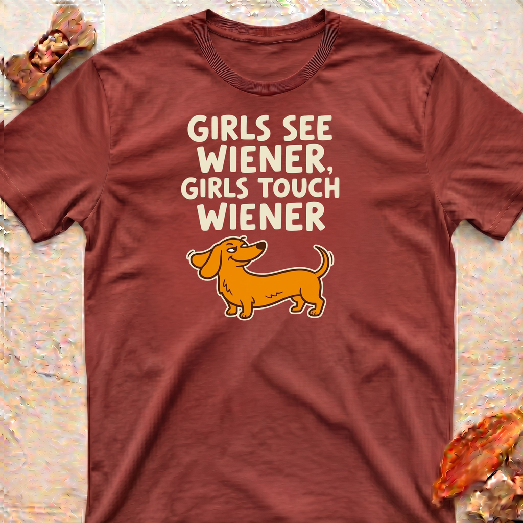 Girls See Wiener T-Shirt