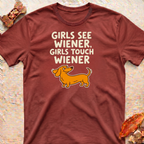 Girls See Wiener T-Shirt