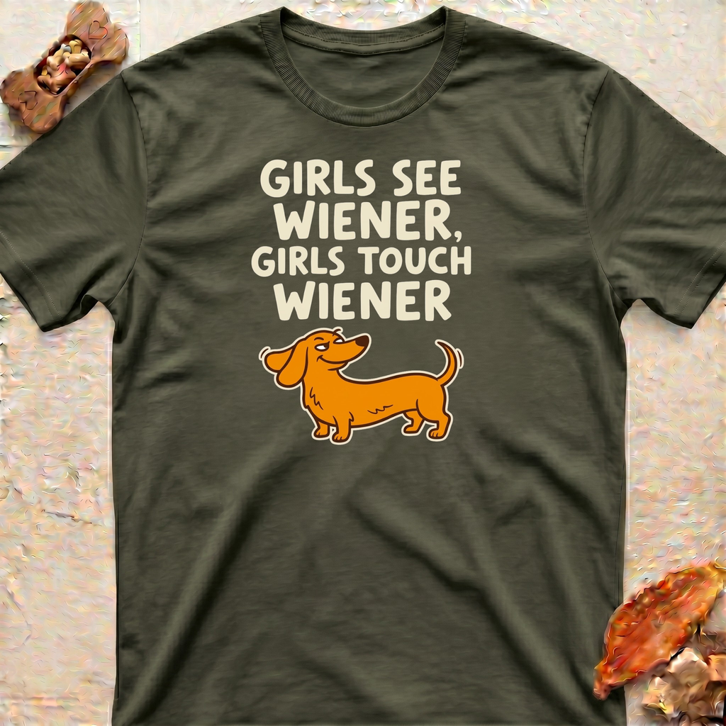 Girls See Wiener T-Shirt