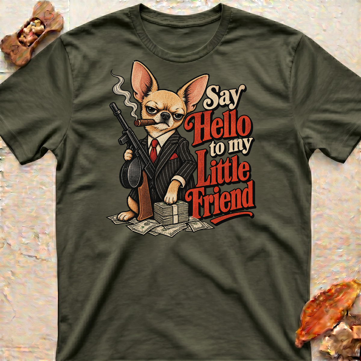 Gangster Chihuahua T-Shirt