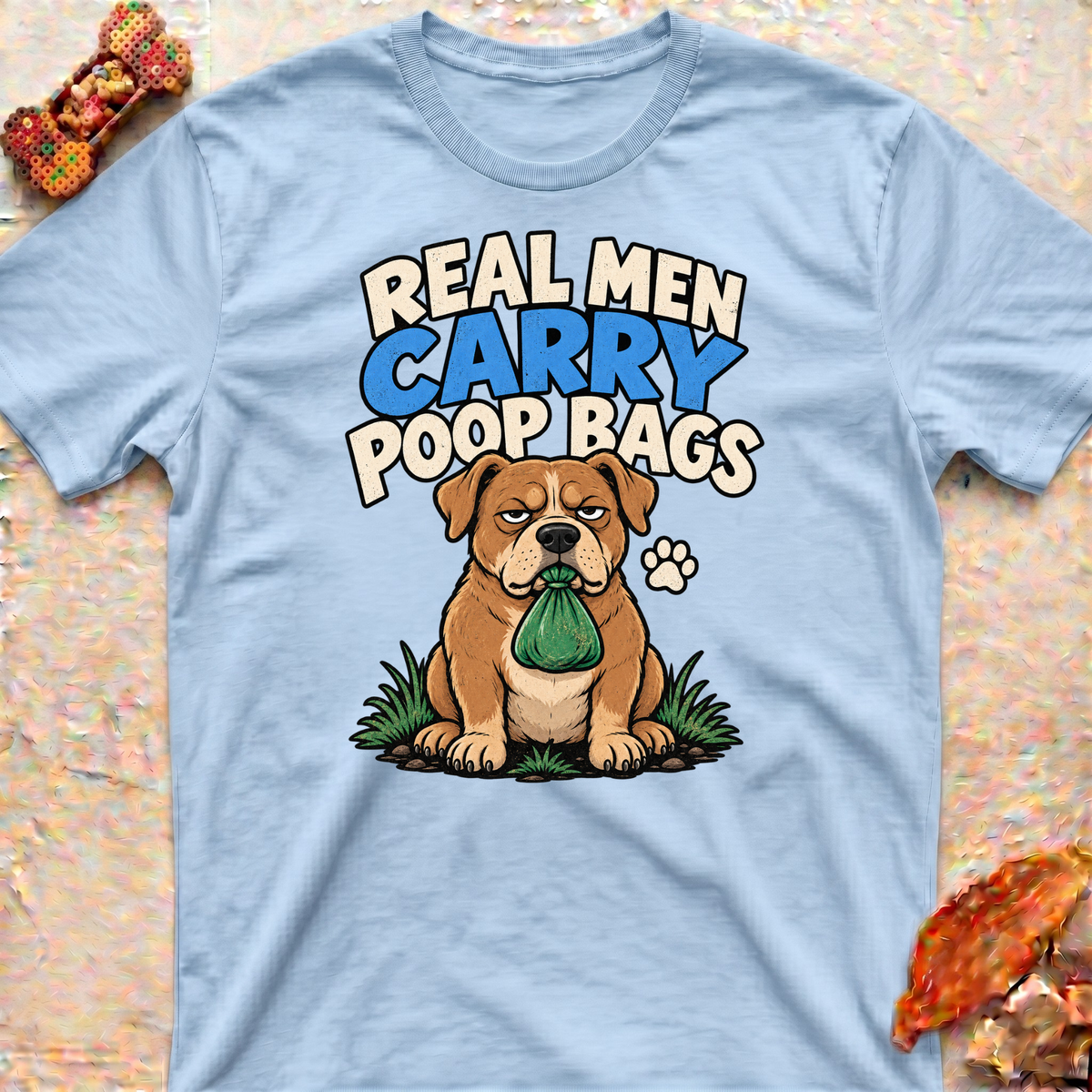Poop Bag Bulldog T-Shirt