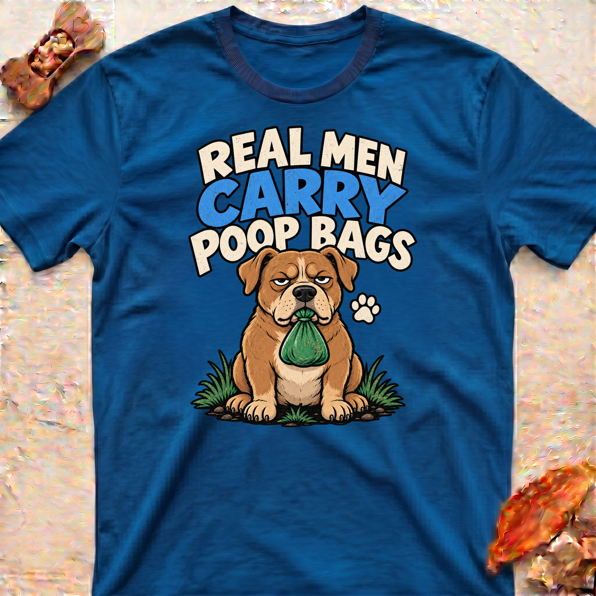 Poop Bag Bulldog T-Shirt