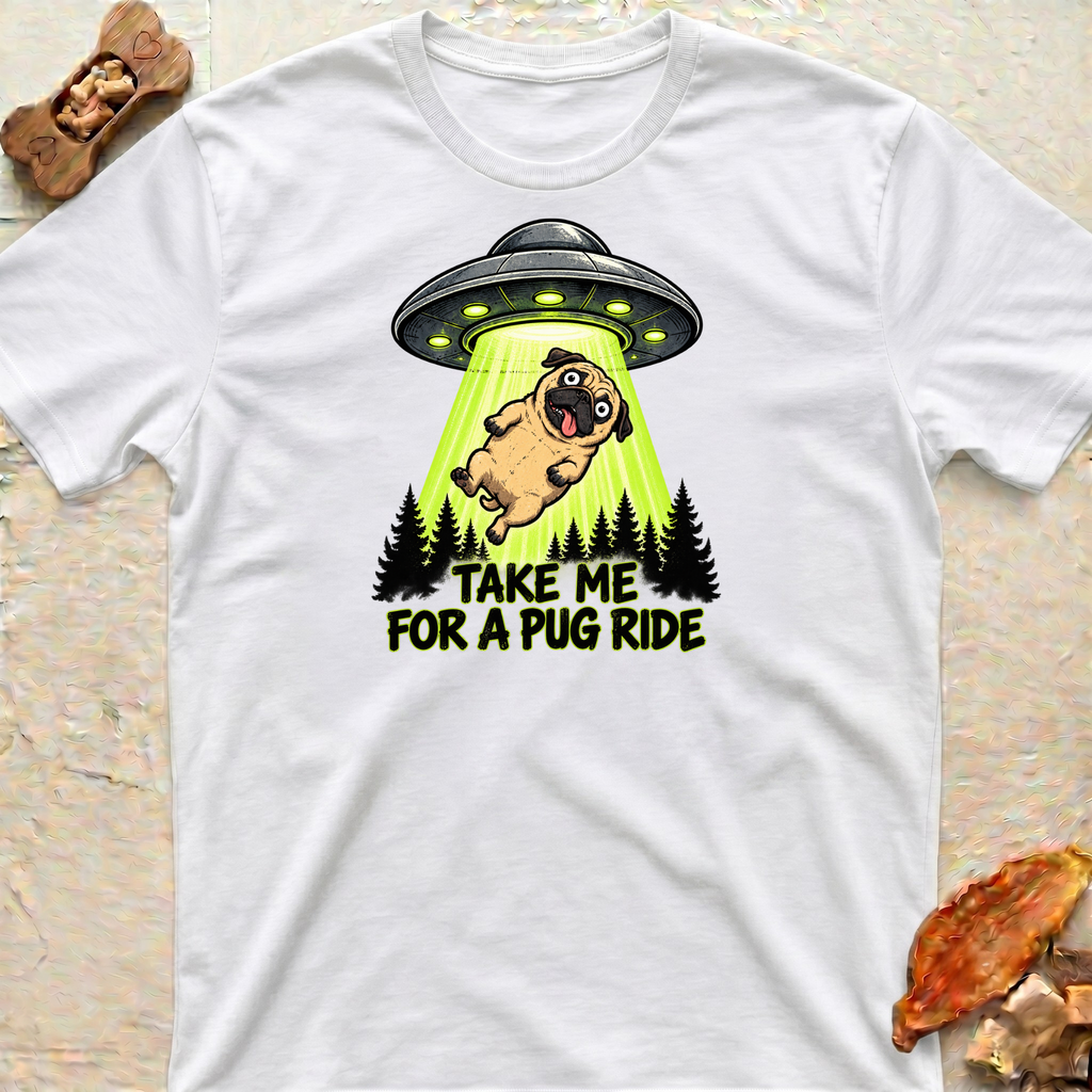 Abducted Pug T-Shirt