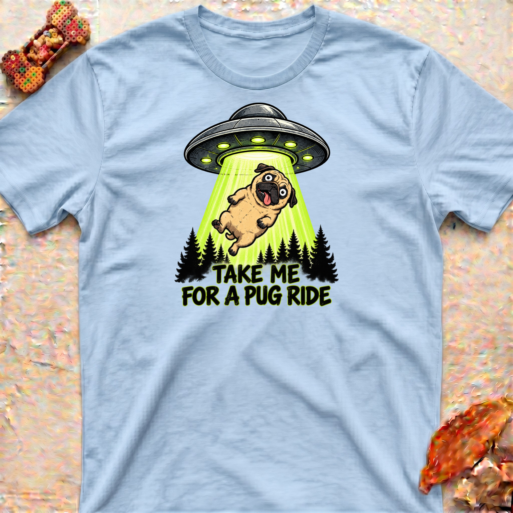 Abducted Pug T-Shirt