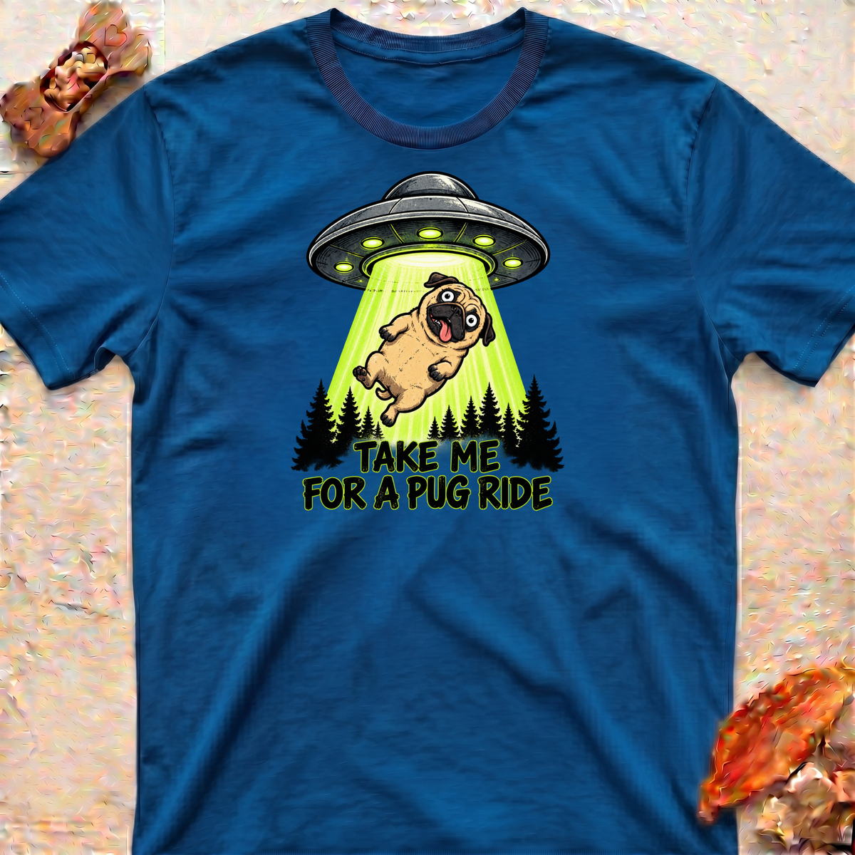 Abducted Pug T-Shirt