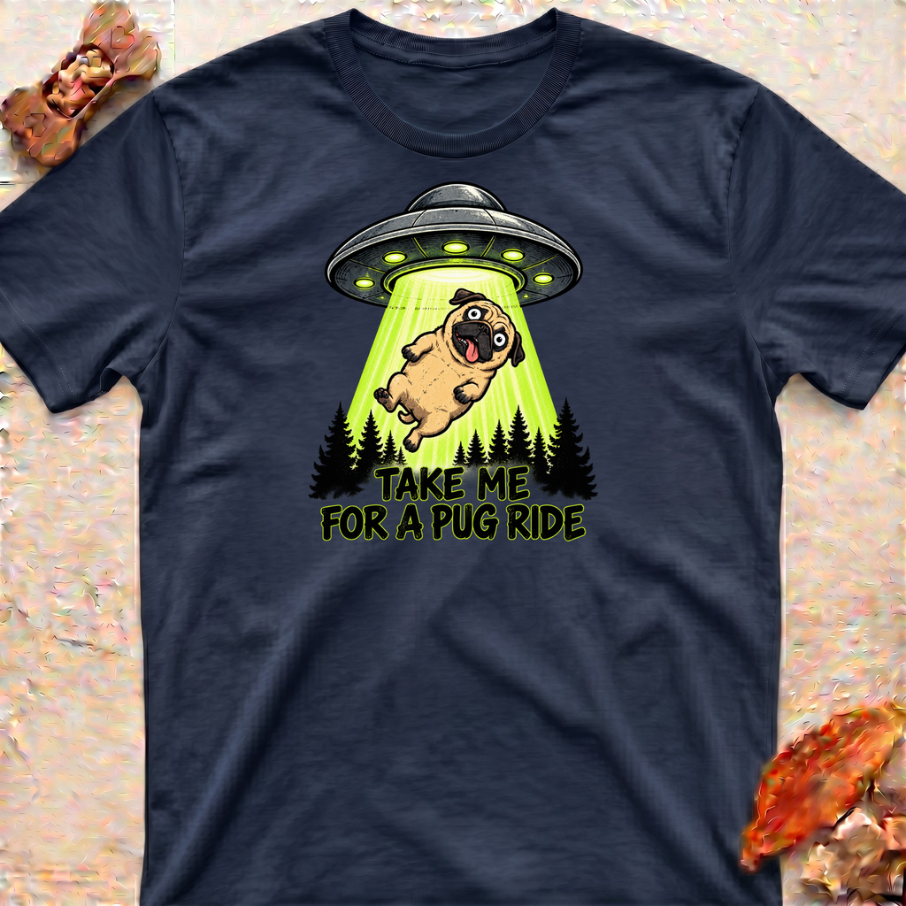 Abducted Pug T-Shirt