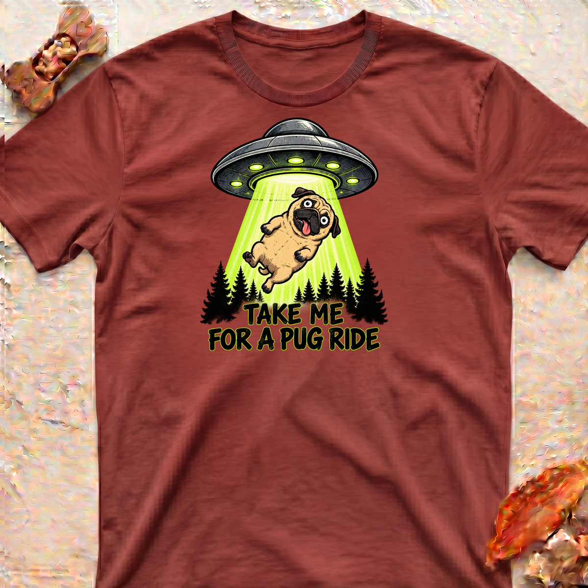 Alien and Pug T-Shirt