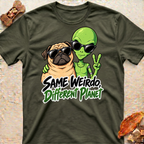Alien and Pug T-Shirt