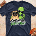 Alien and Pug T-Shirt