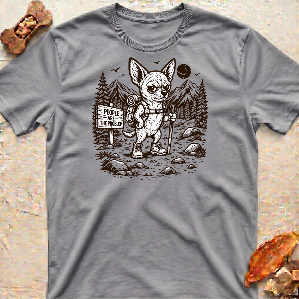 Hiking Chihuahua T-Shirt