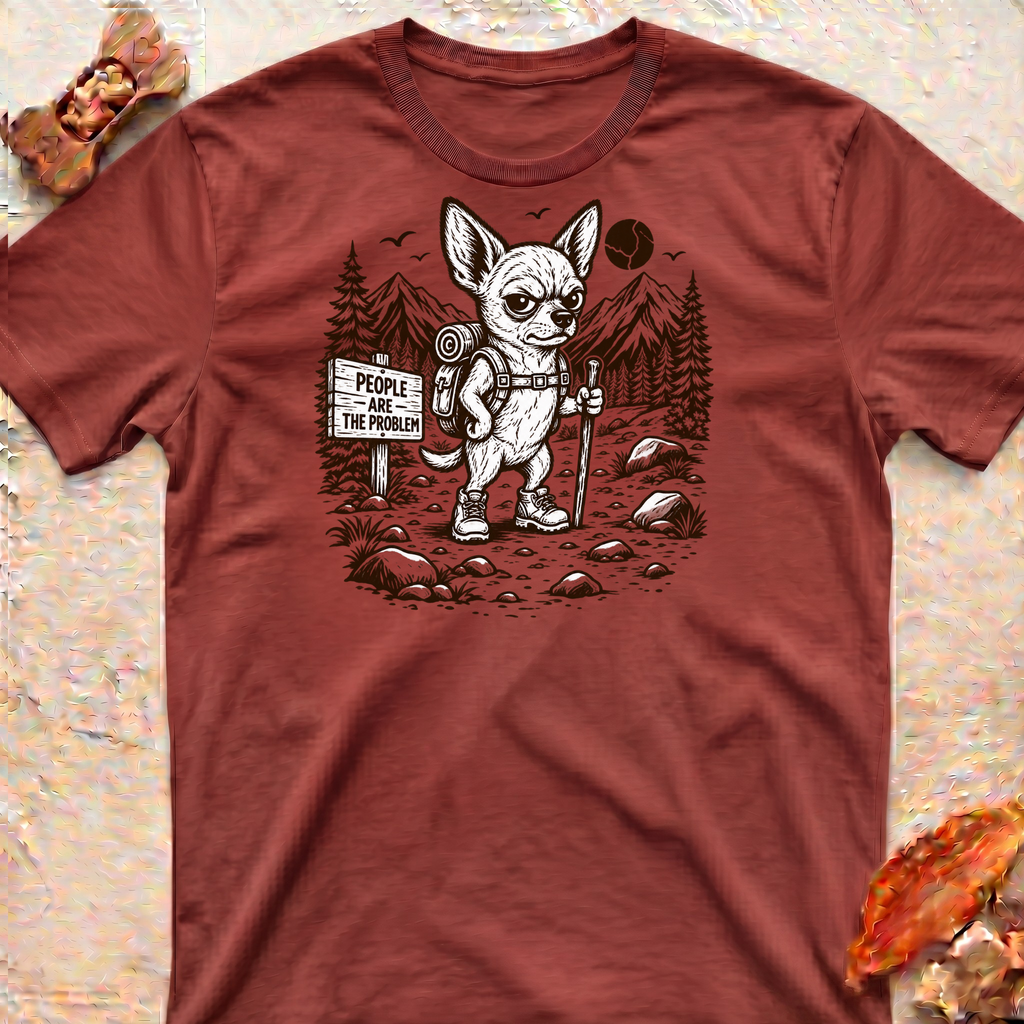 Hiking Chihuahua T-Shirt