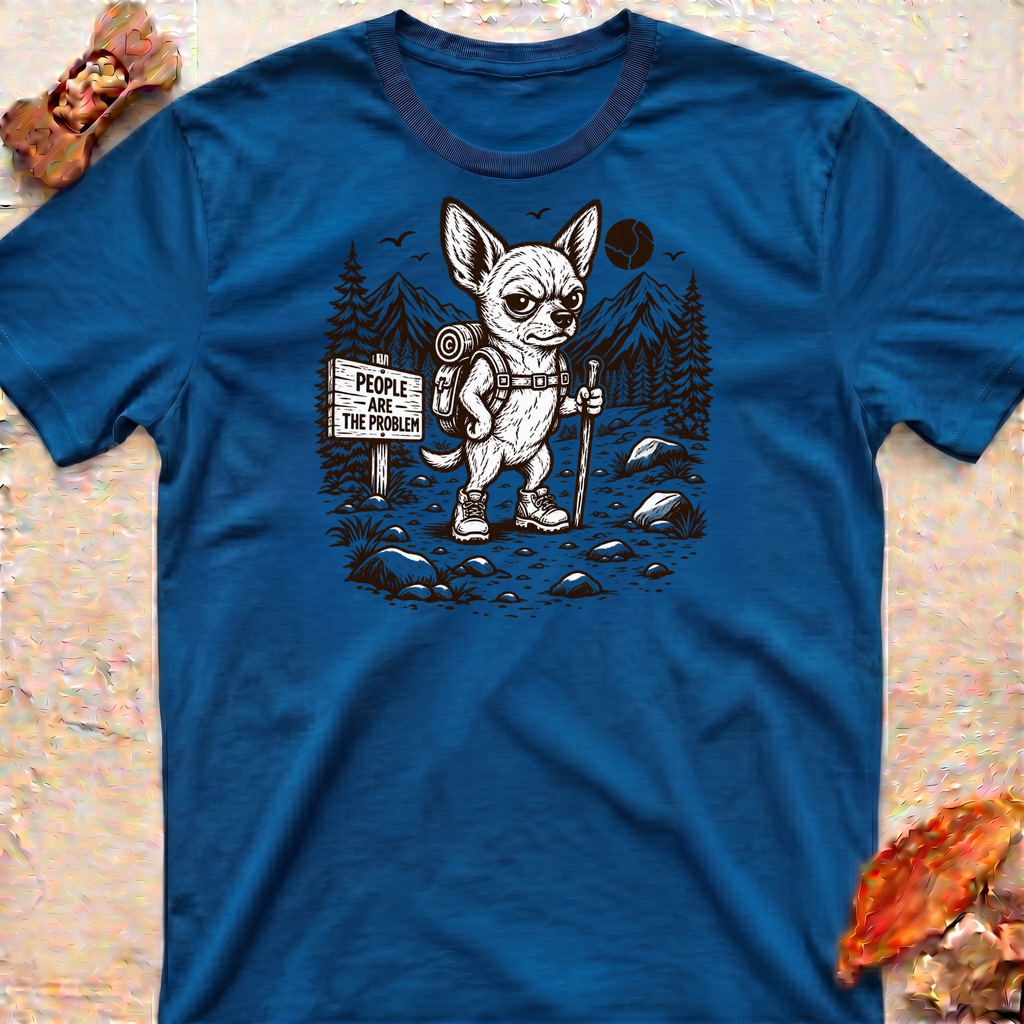 Hiking Chihuahua T-Shirt