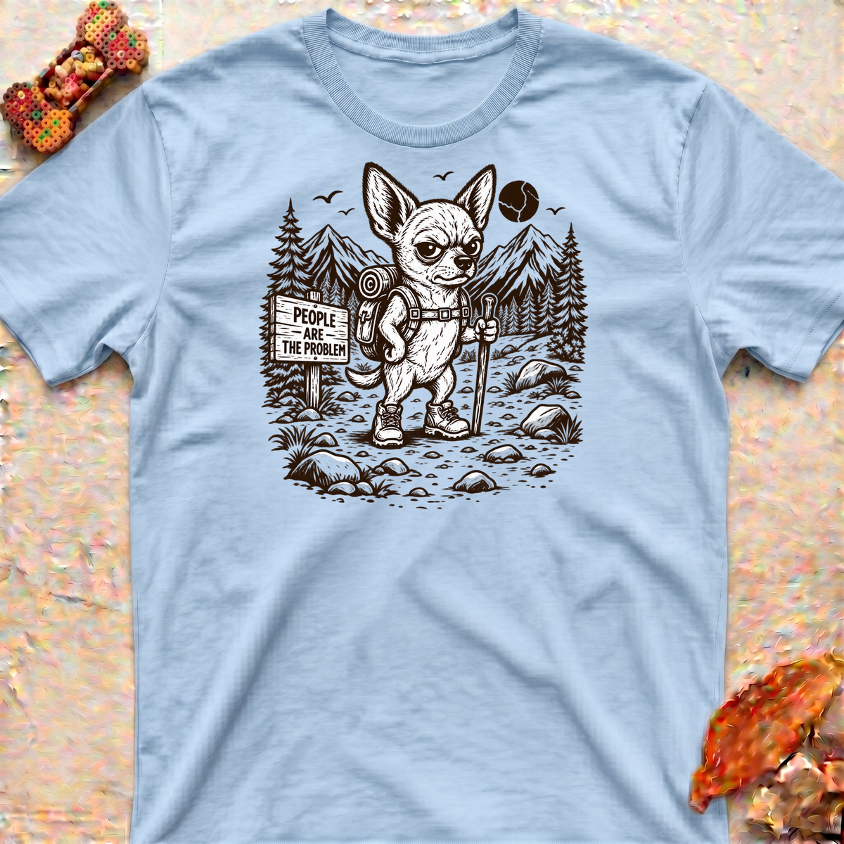 Hiking Chihuahua T-Shirt