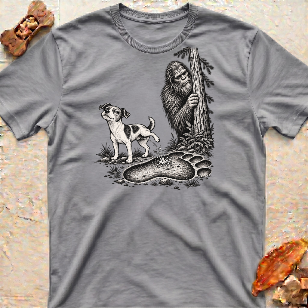Jack Pees on Big Foot T-Shirt