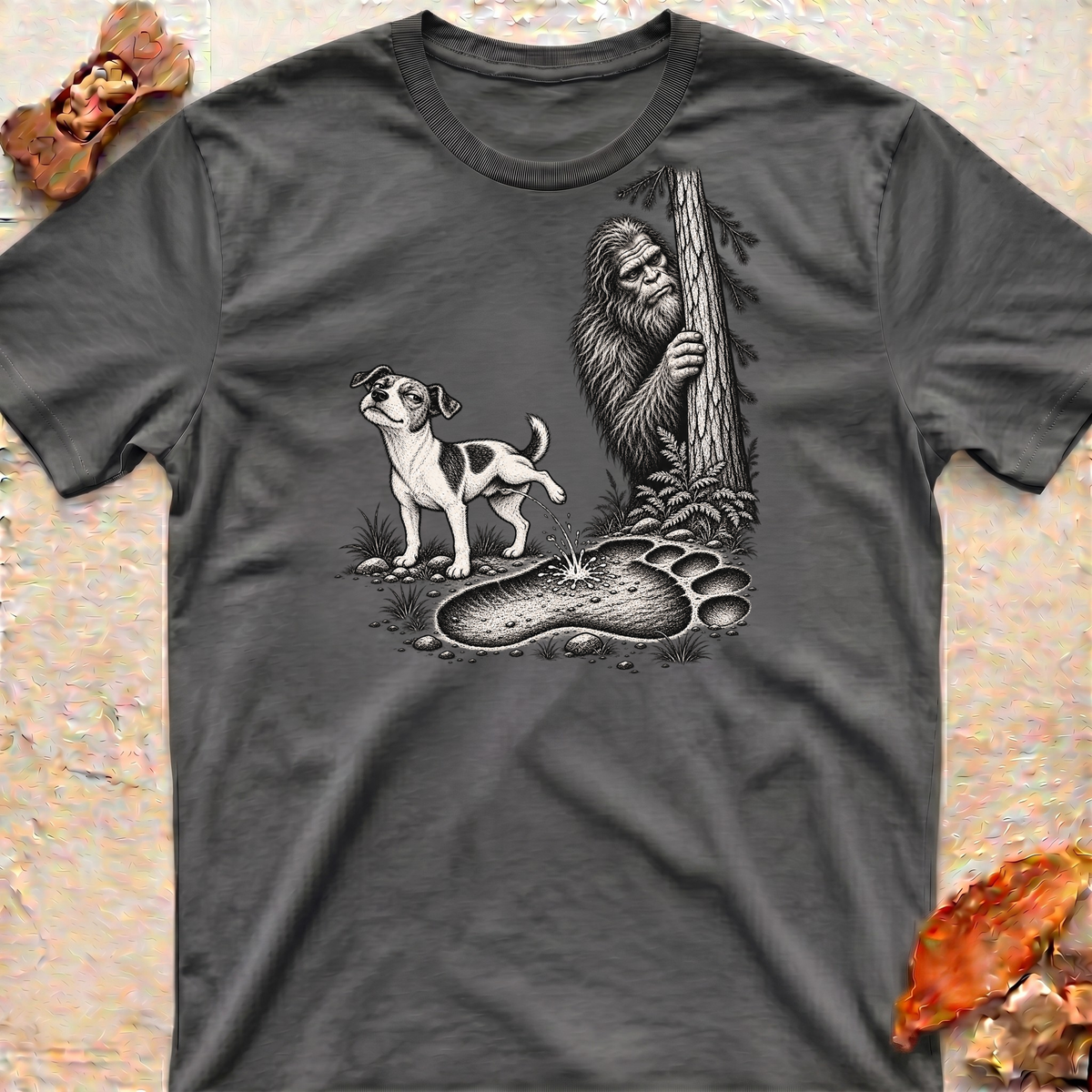 Jack Pees on Big Foot T-Shirt