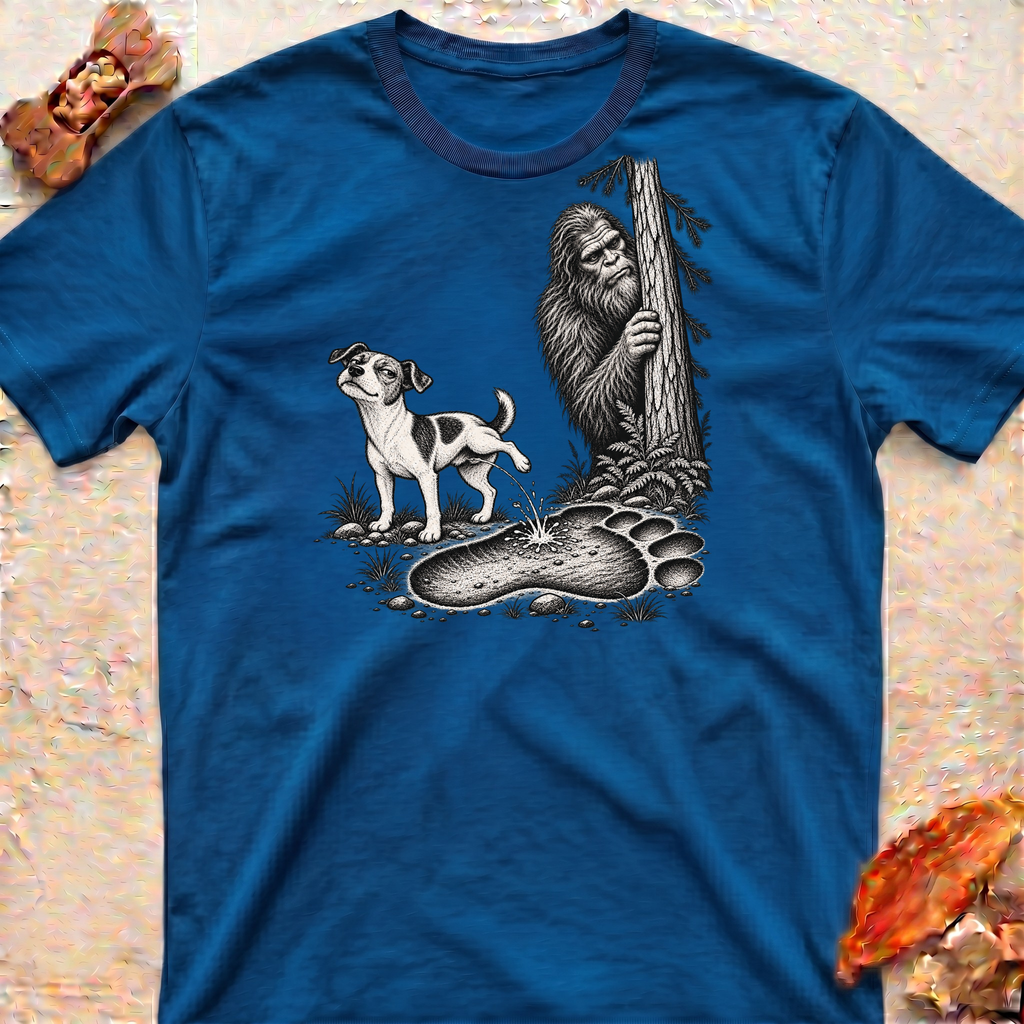 Jack Pees on Big Foot T-Shirt