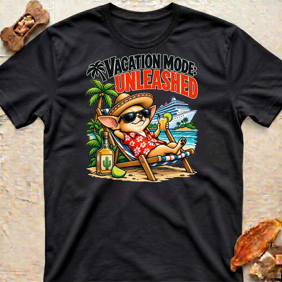 Vacation Chihuahua T-Shirt