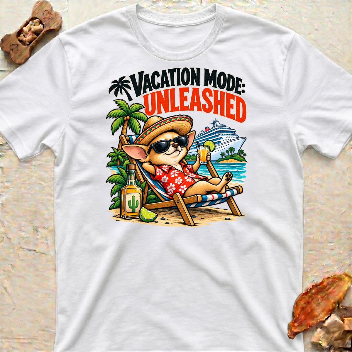 Vacation Chihuahua T-Shirt