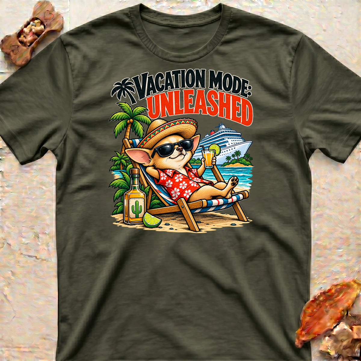 Vacation Chihuahua T-Shirt