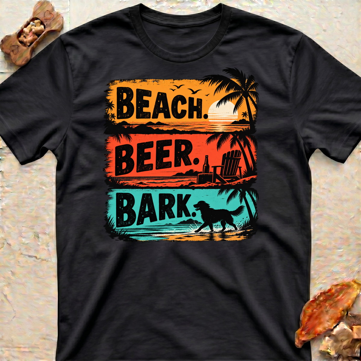 Beach Beer Bark T-Shirt
