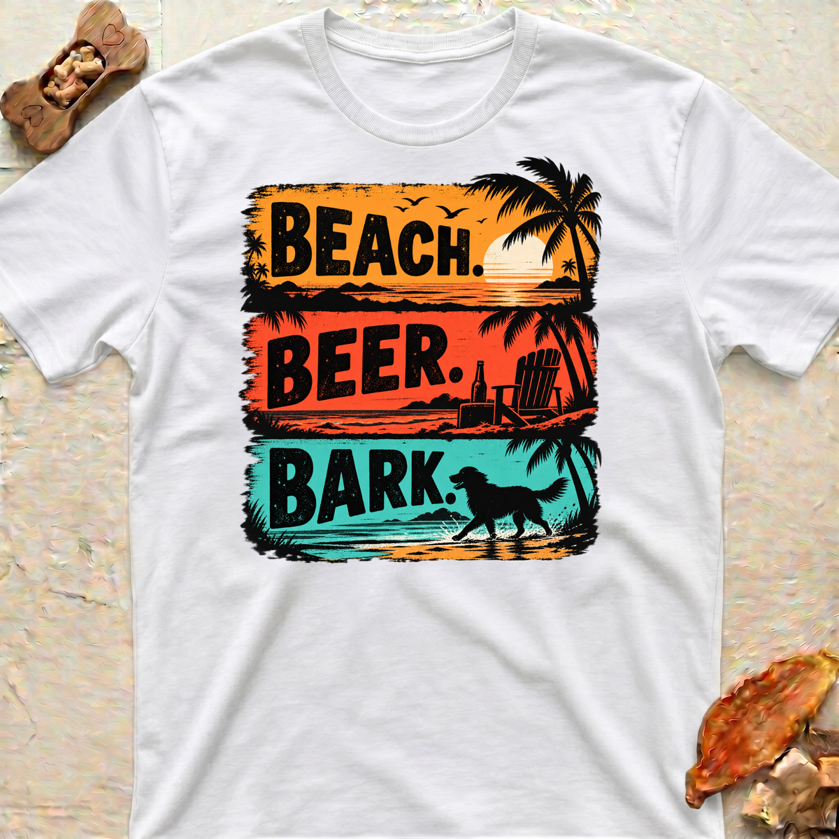 Beach Beer Bark T-Shirt