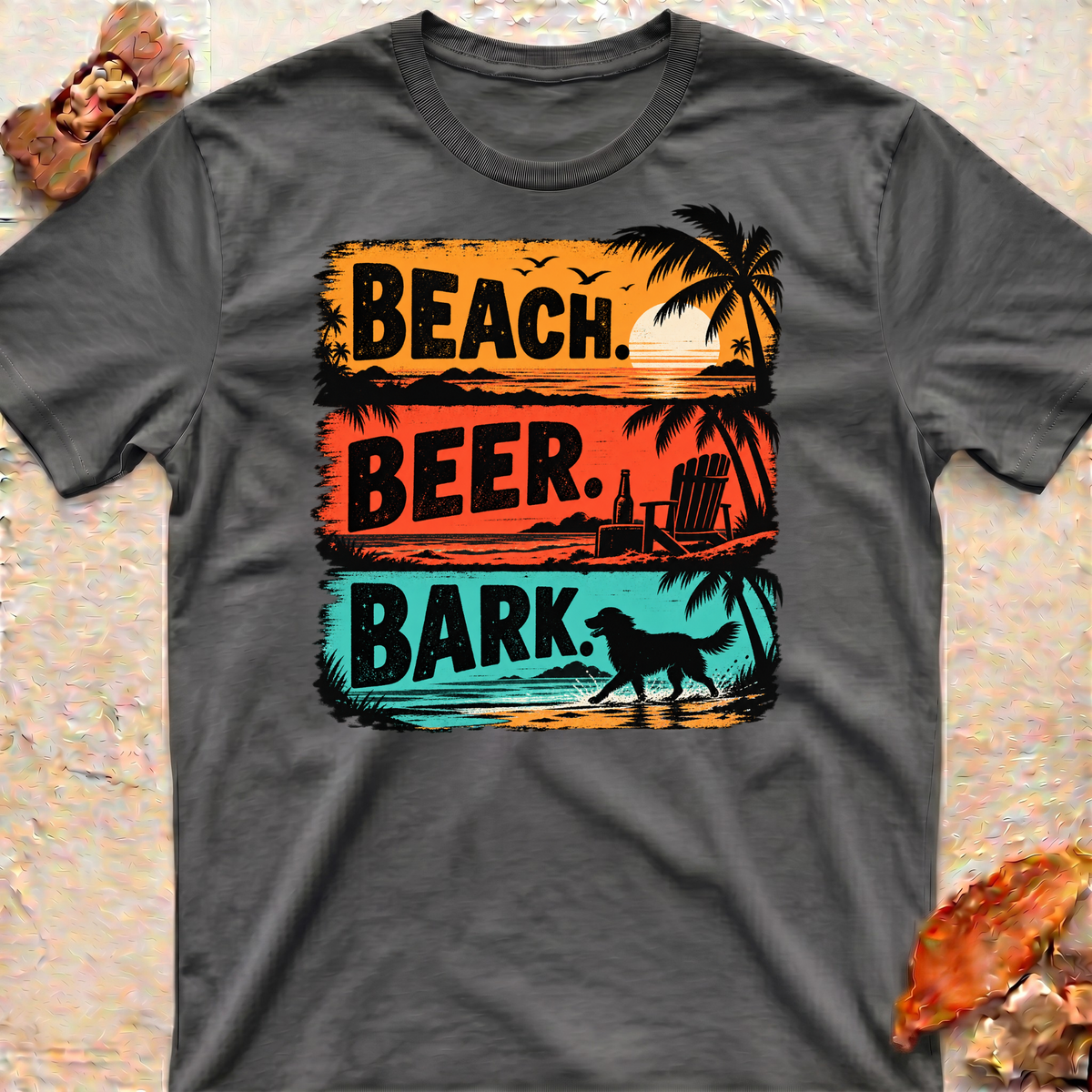 Beach Beer Bark T-Shirt