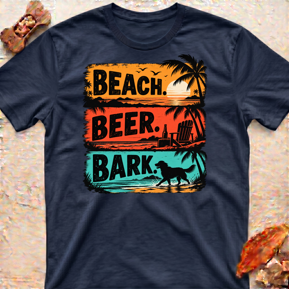Beach Beer Bark T-Shirt