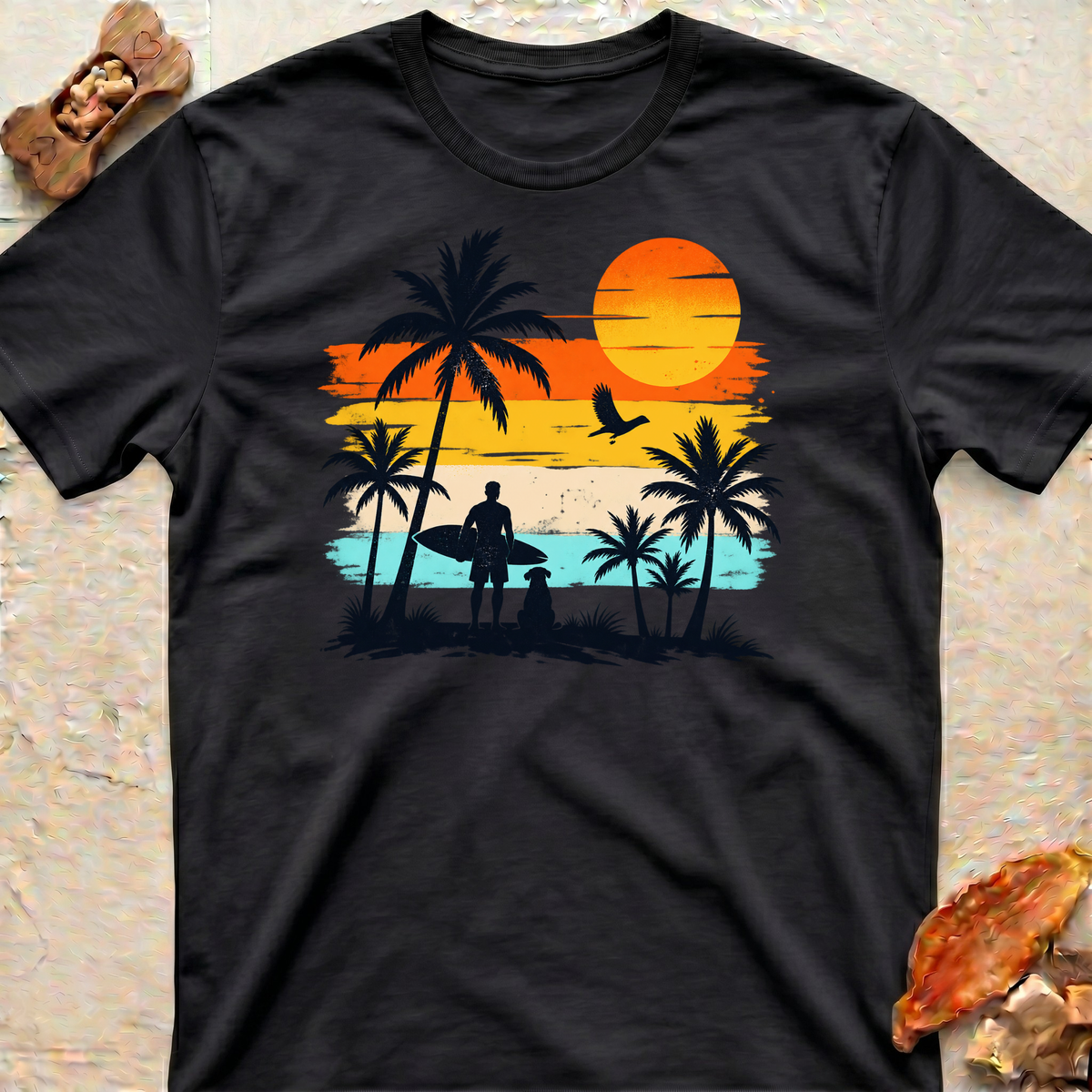 Surfing Dog T-Shirt