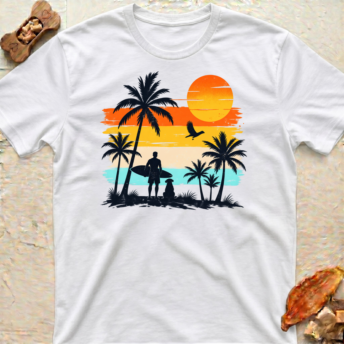 Surfing Dog T-Shirt
