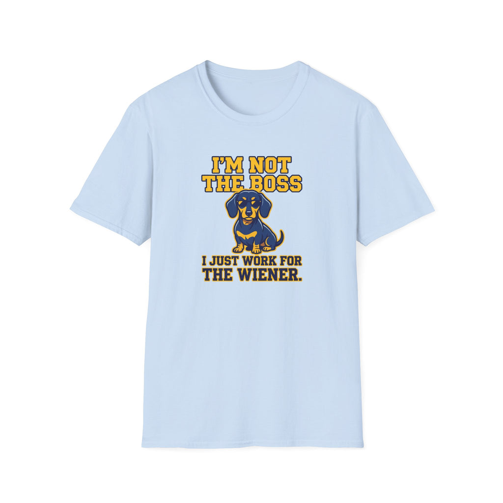 Dachshund T-Shirt "I’m Not the Boss"