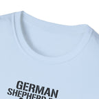 German Shepherd Dad T-Shirt – "Ears Up, System Armed" Dog Dad Tee