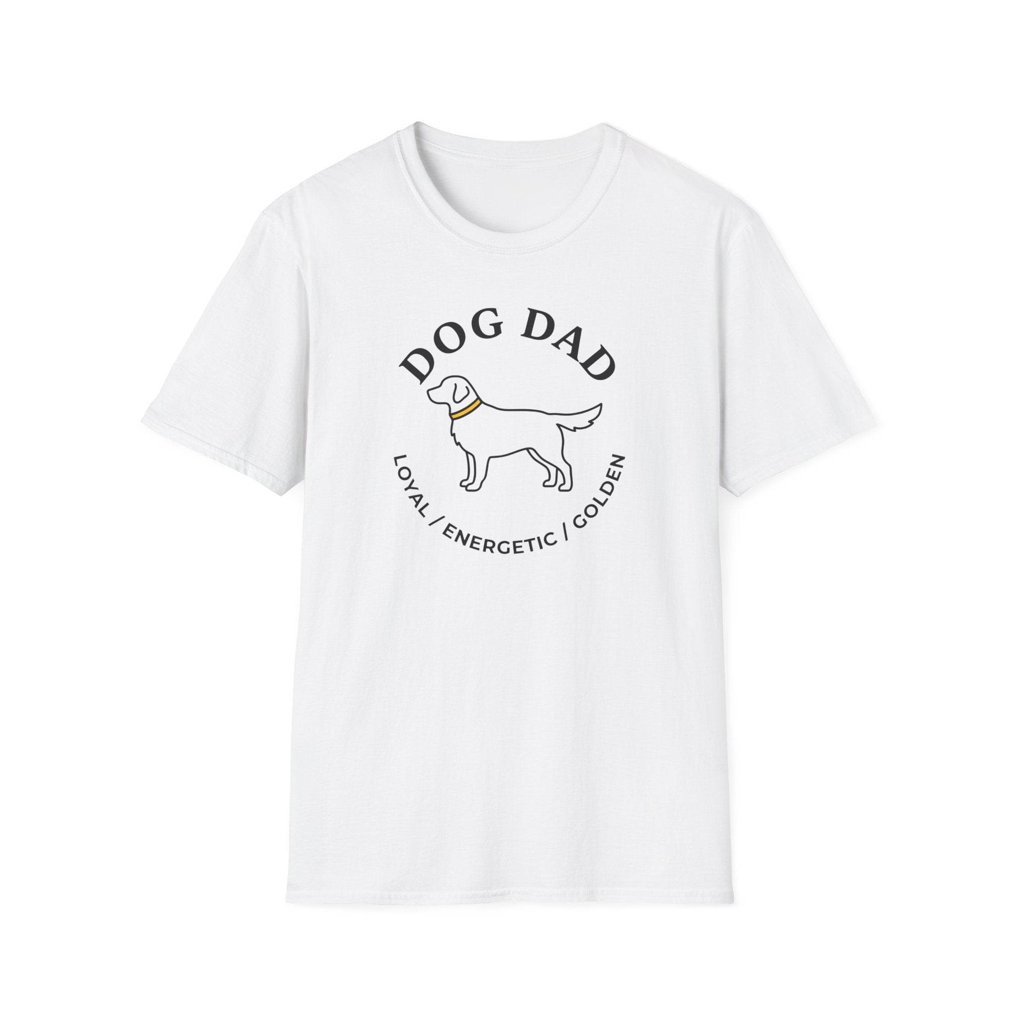 Golden Retriever Dad T-Shirt — Loyal, Energetic, Golden