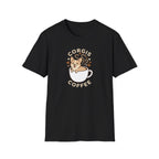 Corgis & Coffee T-Shirt — Cute Corgi in Coffee Cup Graphic Tee