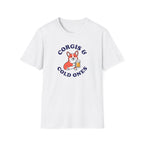 Corgis & Cold Ones T-Shirt — Cute Corgi Holding Beer Graphic Tee